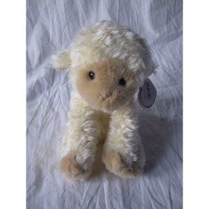 Cute‎ TY Beanie Babies Baby Meekins the Lamb with Heart Tag Collectible Stuffy!